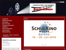 Tablet Screenshot of kino-treuchtlingen.de